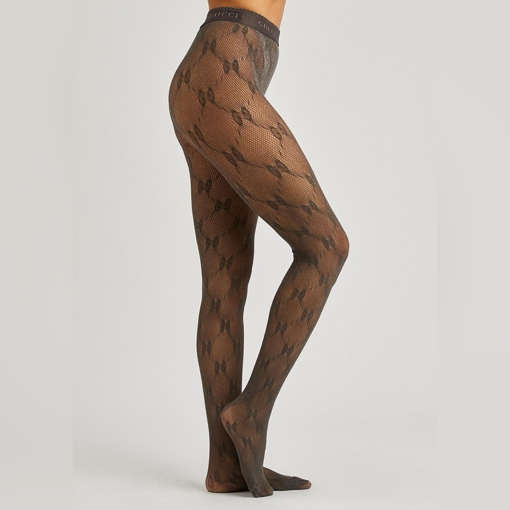 Gucci Logo Band Shimmer Leggings